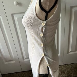 BCBGMaxAzria White Knit Top